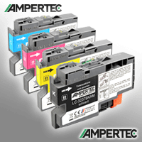 4 Ampertec Tinten ersetzt Brother LC-3237 Multipack KCMY LC-3237KIT
