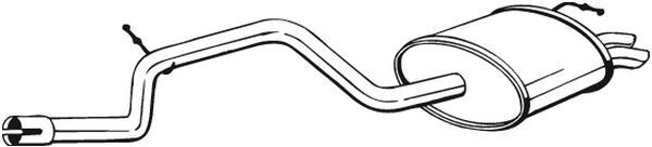 Silencieux Arrière Bosal 279-113