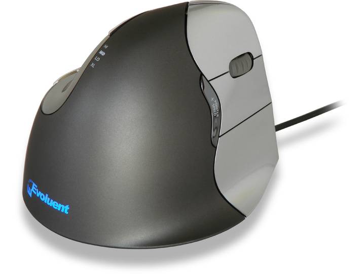 Bakker Elkhuizen Souris verticale Evoluent 4 filaire droitier - Taille M