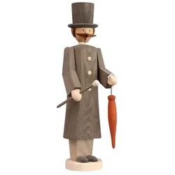 Seiffener Volkskunst Räucherfigur Gentleman Größe 32 cm