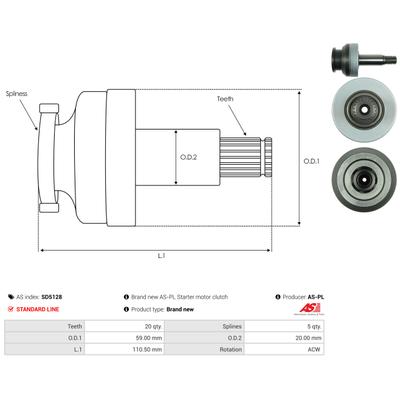 AS-PL Ritzel, Starter sd5128