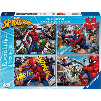 Puzzle RAVENSBURGER "Spider-Man, Rettung in der Not", bunt, Puzzles, KinderB:36cm H:26cm, Pappe, Motiv, Made in Europe, B:36cm H:26cm