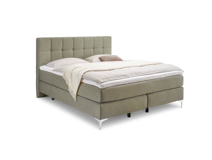Mondo Boxspringbett Barell Flaschengrün 180 x 200 cm