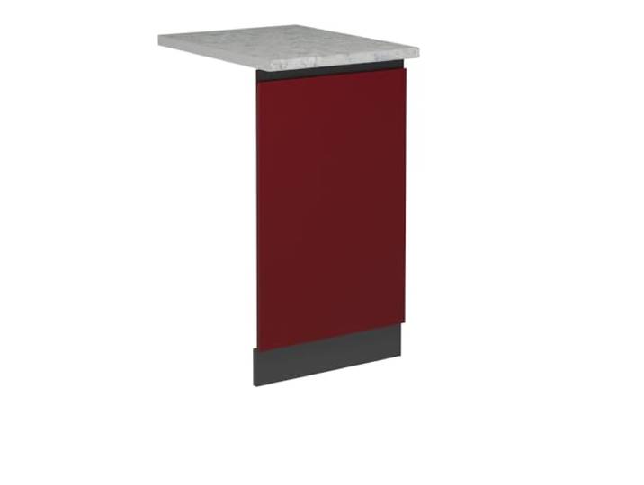 Vicco Geschirrspülblende R-Line , Rot, 45 cm Für 45 cm vollintegrierten Geschirrspüler · Arbeitsplatte Marmor · Passend zur Küchenfront · Frei kombinierbar