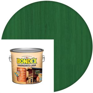 Bondex Holzlasur Dauerschutz-Lasur, 2,5l, außen, wetterfest, tannengrün