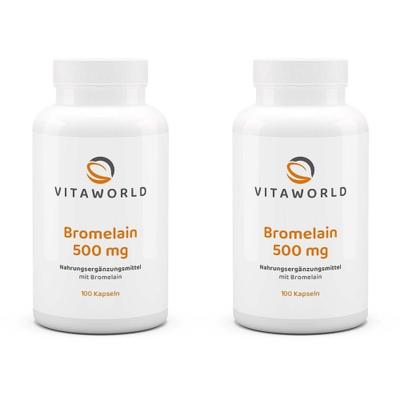 Bromelain 500 mg Kapseln 2x 2x100 St