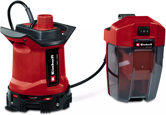 Einhell GE-DP 18/25 LL Li - Solo - Pompe immergée pour eaux chargées - SANS BATTERIE NI CHARGEUR