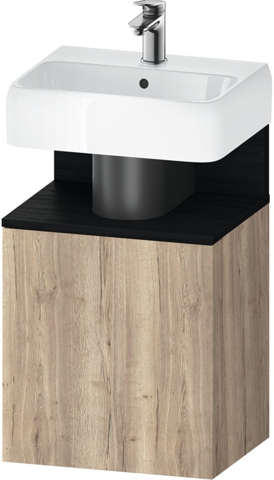 Duravit Waschtischunterschrank Qatego 44x35x64,5cm, 1 T, T r, E sw/E Mamor (QA4076R16550000)