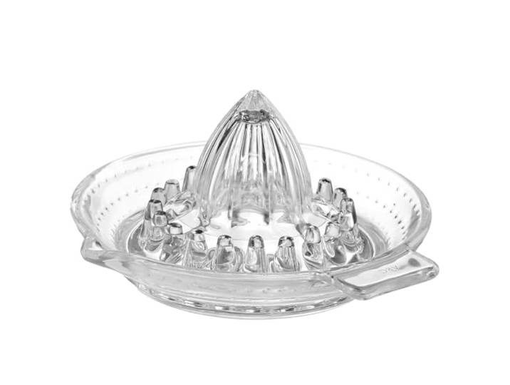 BUTLERS Zitronenpresse 14x13 cm Glas - SQUEEZE Farbe Klar - Zitruspresse für Erfrischungsgetränk & Salatdressing - Saftschale - zur manuellen Saftgewinnung