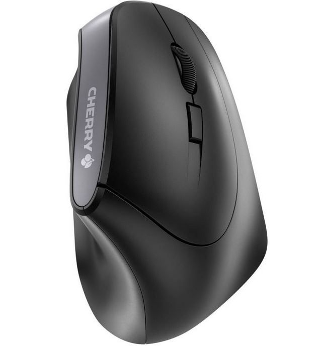 Cherry MW 4500 ergonomische kabellose Maus schwarz JW-4500