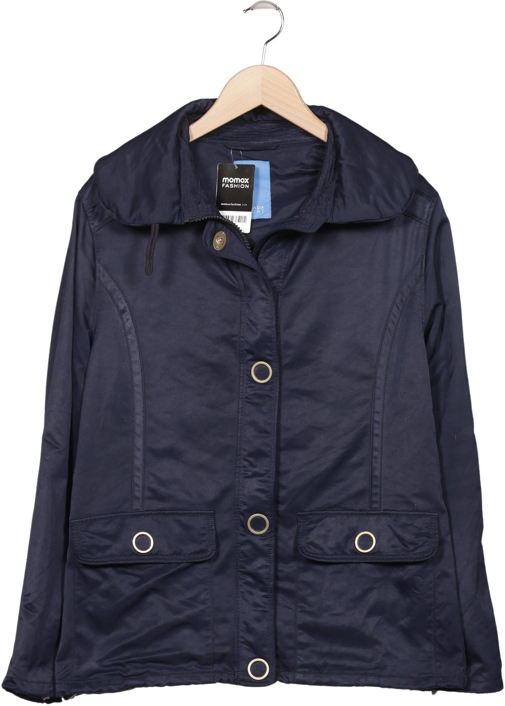 Escada Sport Damen Jacke, Marineblau, Gr. XL, Synthetik - Second Hand