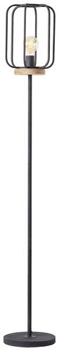 Brilliant Tosh 93145/66 Stehlampe E27 Holz (dunkel), Schwarz (korund)