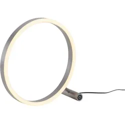 JUST LIGHT. LED-Tischleuchte Ritus Alu, Eisen, Stahl & Metall Grau Alu