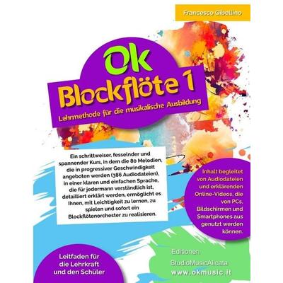 OK BLOCKFLÖTE VOL.1 - 80 MELODIEN/386 AUDIODATEIEN -