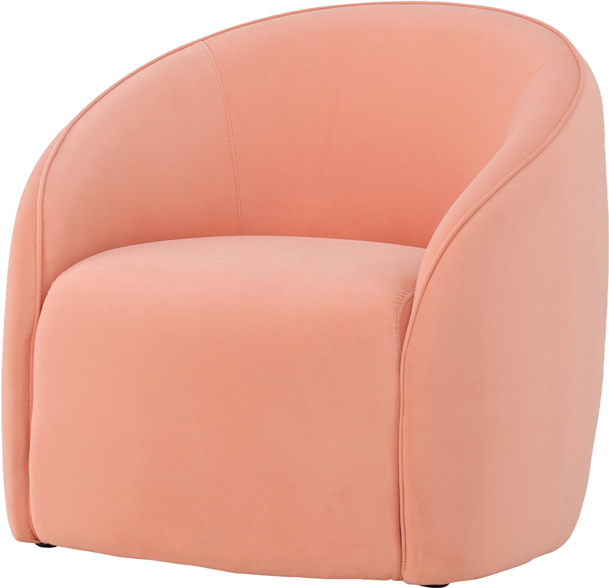 Nest living Giselle Gestoffeerde Fauteuil Roze - Scandinavische Loungestoel met armleuning