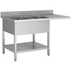 Gastrospülcenter Spülcenter Spülzenter Edelstahl Edelstahlspüle 1600x700x800mm
