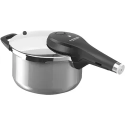 WMF Fusiontec Perfect Premium Schnellkochtopf Platinum 4,5l - grau