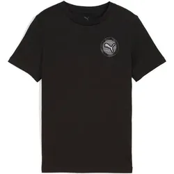 PUMA Kinder Shirt ACTIVE SPORTS Small Graphic Tee B, Größe 140 in Schwarz Schwarz