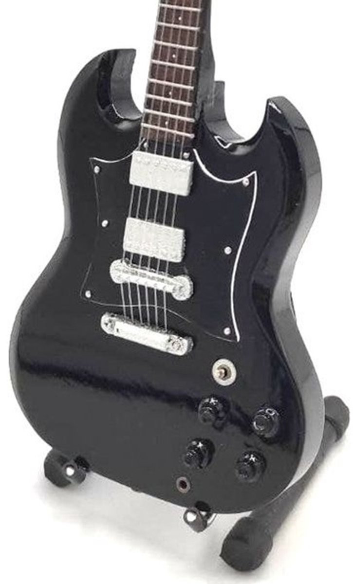 Miniatuur replica Gibson SG gitaar van Angus Young - AC/DC