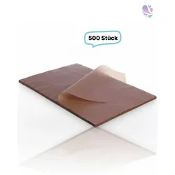 Backtrennpapier groß, 57x78cm Lauge, 500 Blatt, Braun, Pergamentersatzpapier ungebleicht 39g/m2, nassfest