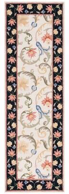 SAFAVIEH Handmade Chelsea Blaithin Floral Wool Rug