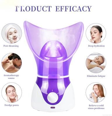Inspired Living HydraGlow NanoMist Pro Facial Steamer For Deep Pore Cleansing & Hydration purple au