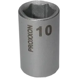 PROXXON 23722 Steckschlüsseleinsatz / Nuss 10mm Antrieb 6,3mm (1/4")