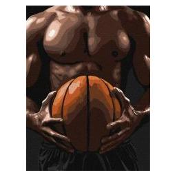 Ideyka Malen nach Zahlen - Basketballspieler-Torso 30x40cm (66128814)