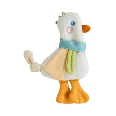 HABA 2014038001 - Rasselgreifling Gans, Baumwolle/Polyester, 20 cm