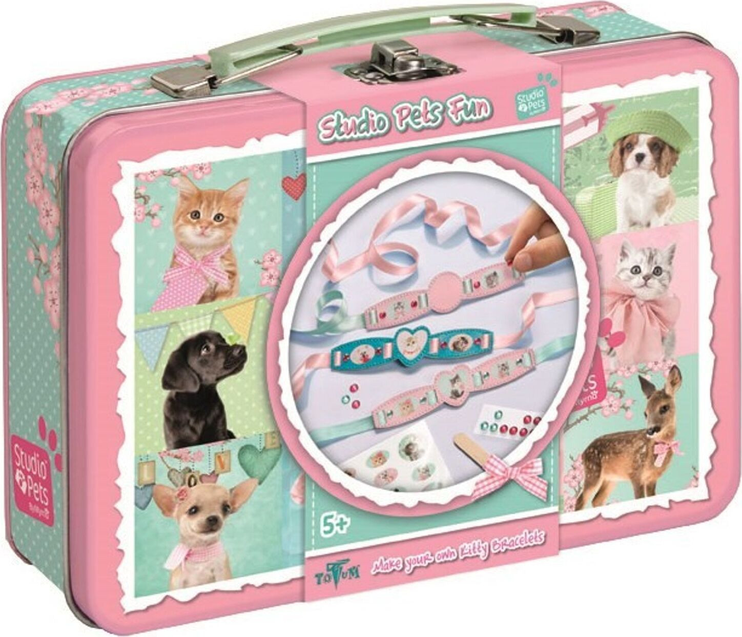 Totum Studio Pets Kattenarmbandjes - Zelf sieraden maken van kunstleer