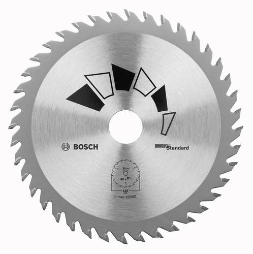 Bosch Accessories Standard 2609256802 Hartmetall Kreissägeblatt 130 x 20mm Zähneanzahl: 18 1St.