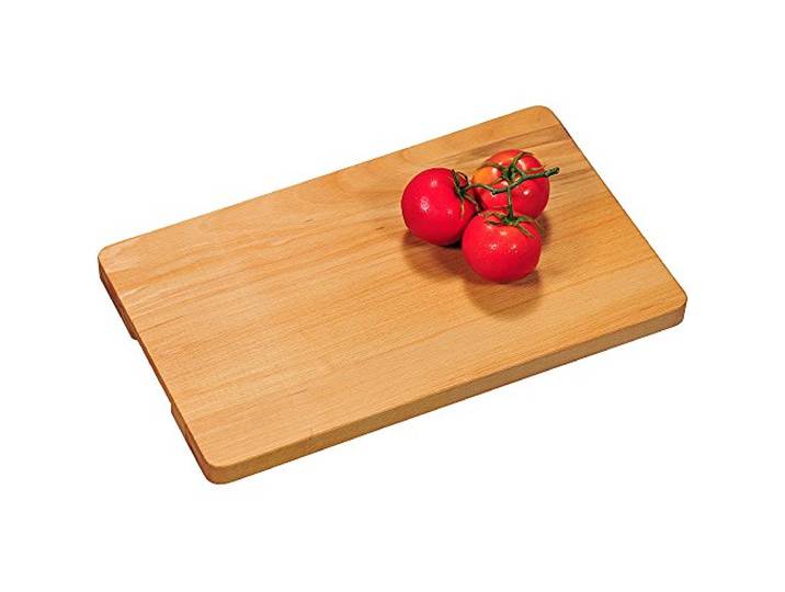 Kesper Profi-Schneidebrett 45x27x2,8cm aus Buchenholz, Buche, Braun, 45 x 27 x 2.8 cm