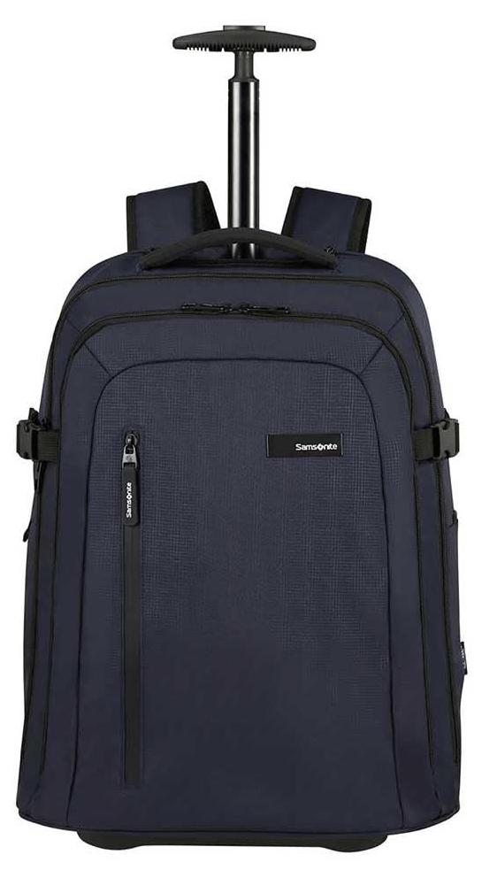 Samsonite Roader - Laptoprucksack mit Rollen 17.3 Zoll, 55 cm, 28 L, Blau (Dark Blue) - Dunkelblau, Laptop Backpack with wheels