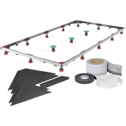 Mepa Duschwannen-Set Montagerahmen SF XL 3S+ Universal für Stahl-Duschwannen, 182135 182135