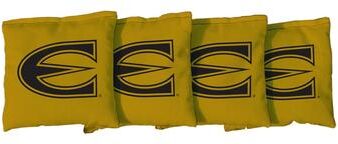 Skip's Garage Emporia State ESU Hornets Gold Cornhole Bags
