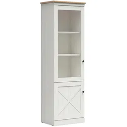 VITRINE Victoria Weiß und Holz