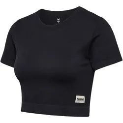 hummel hmlPULSE Seamless Rib Trainingsshirt Damen 2001 - black XL