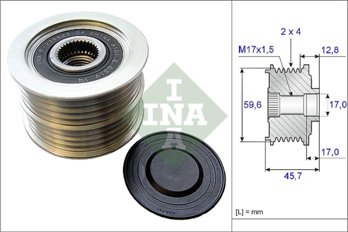 Schaeffler Ina Generatorfreilauf INA 535 0150 10