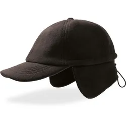 Atlantis Unisex 6-Panel Baseball Kappe 'Snow Flap Stopper' Mütze SNST black one size