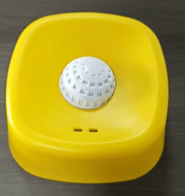 Inspire Picks Enrichment Ball Roll Slow Feeder Dog Bowl For Yogurt & Liquid Treats huangse