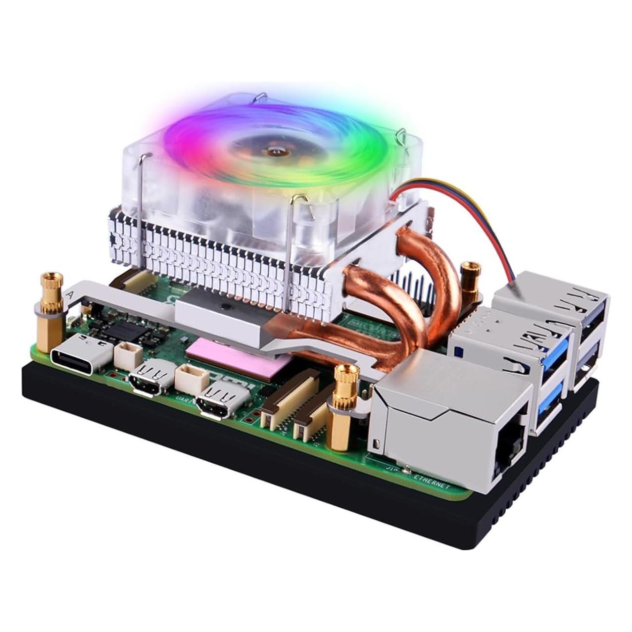Raspberry Pi ICE Tower Fan for Raspberry Pi5- Horizontal (EP-0215)
