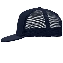 Basecap Trucker "MB6207" 5-Panel-Flat-Peak - navy/navy
