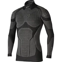 Alpinestars Ride Tech, Funktionsshirt langarm Winter - Schwarz/Grau - M/L