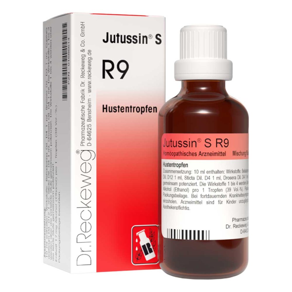 Dr.RECKEWEG & Co. GmbH Jutussin S R9 Hustentropfen 01686614