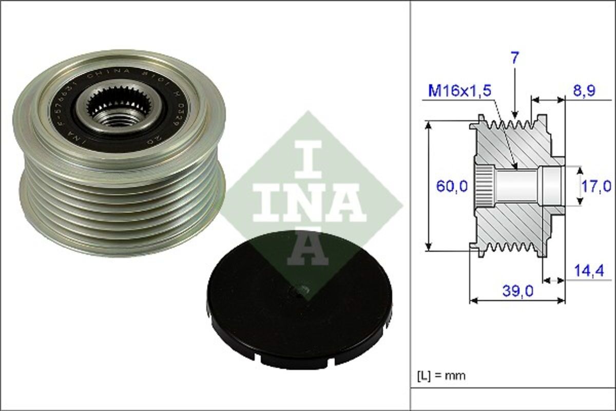 Schaeffler Ina Generatorfreilauf INA 535 0245 10
