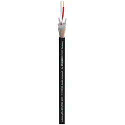 DMX Binary 234 AES/EBU MKII; 2 x 0,34 mm2; PUR Ø 6,20 mm; schwarz