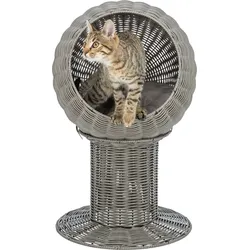 Höhle Amalia, Polyrattan, rund, ø 42 × 70 cm, grau