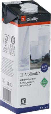 Transgourmet Quality H-Milch, laktosefrei, vegetarisch, 3,5%, 1 Liter