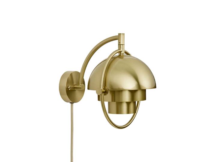 Gubi - Applique avec prise Multi-Lite - Or - Métal - Designer Louis Weisdorf