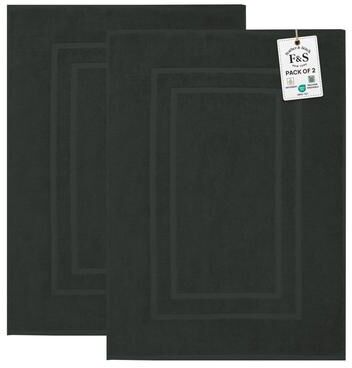 Feather & Stitch New York Feather and Stitch NY 1000 GSM Absorbent Cotton Bath Mat